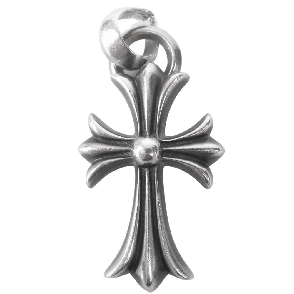 CHROME HEARTS クロムハーツ（原本無） 国内取扱店購入証明書付属 CH CRS SML W BALE スモール CH クロス W/ベイル シルバー系【中古】