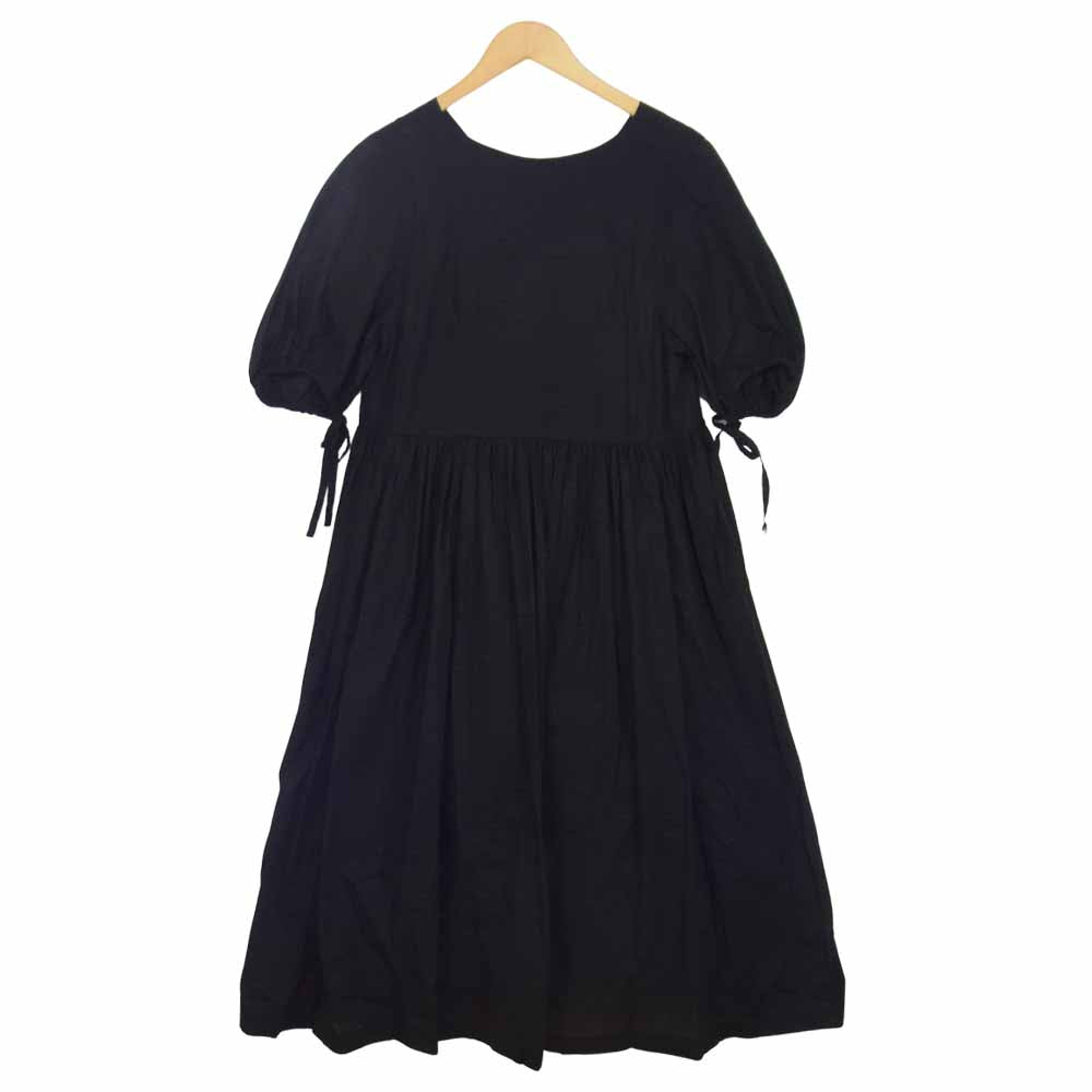 ススリ 20SS 20-216 コットン ミュウ ドレス ブラック系 1【美品】【中古】