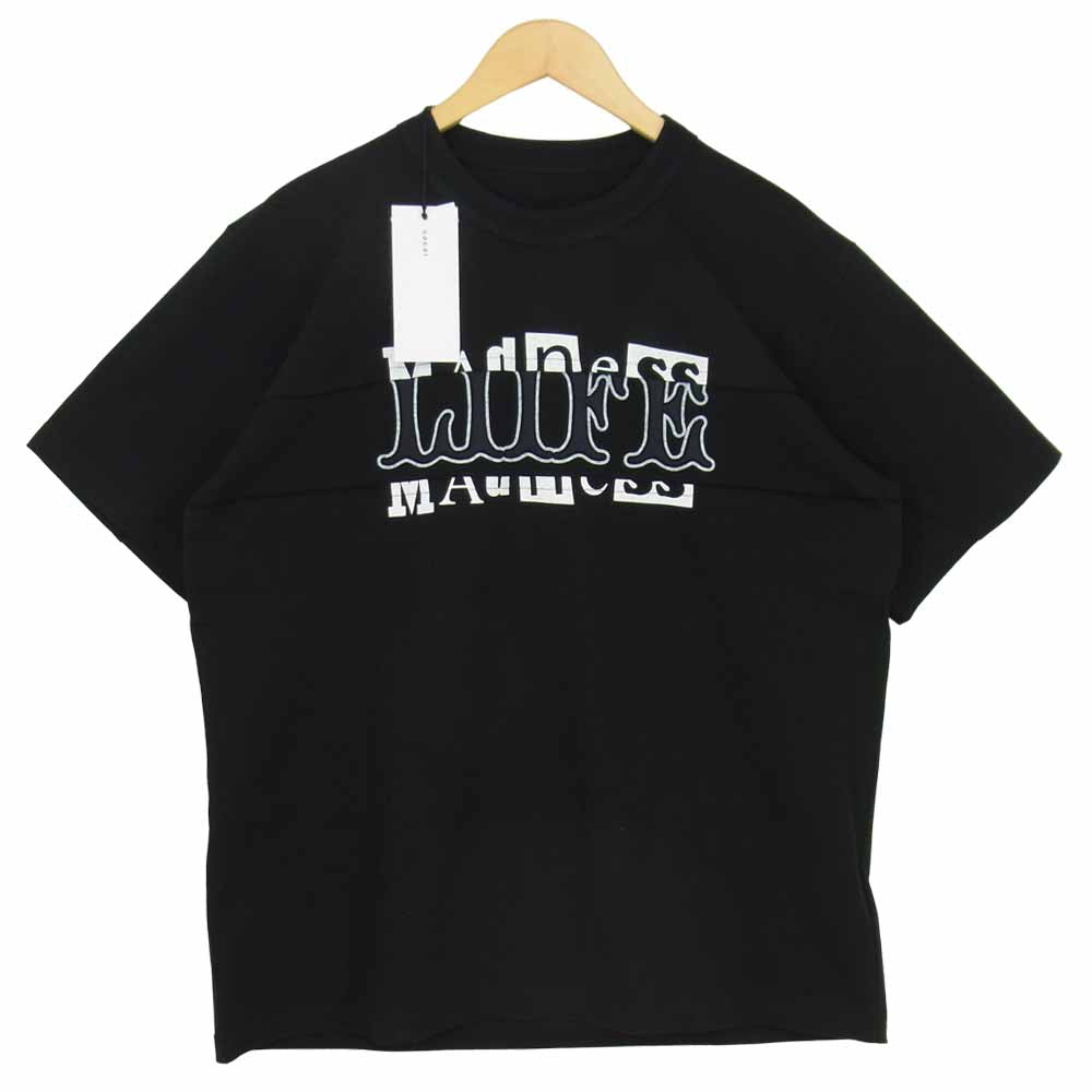Sacai サカイ 21SS 21-0180S Archive Mix T-Shirt アーカイブ ミックス Tシャツ ブラック系  4【新古品】【未使用】【中古】