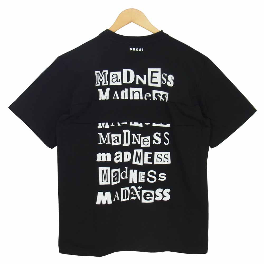 Sacai サカイ 21SS 21-0180S Archive Mix T-Shirt アーカイブ ミックス Tシャツ ブラック系 4【新古品】【未使用】【中古】