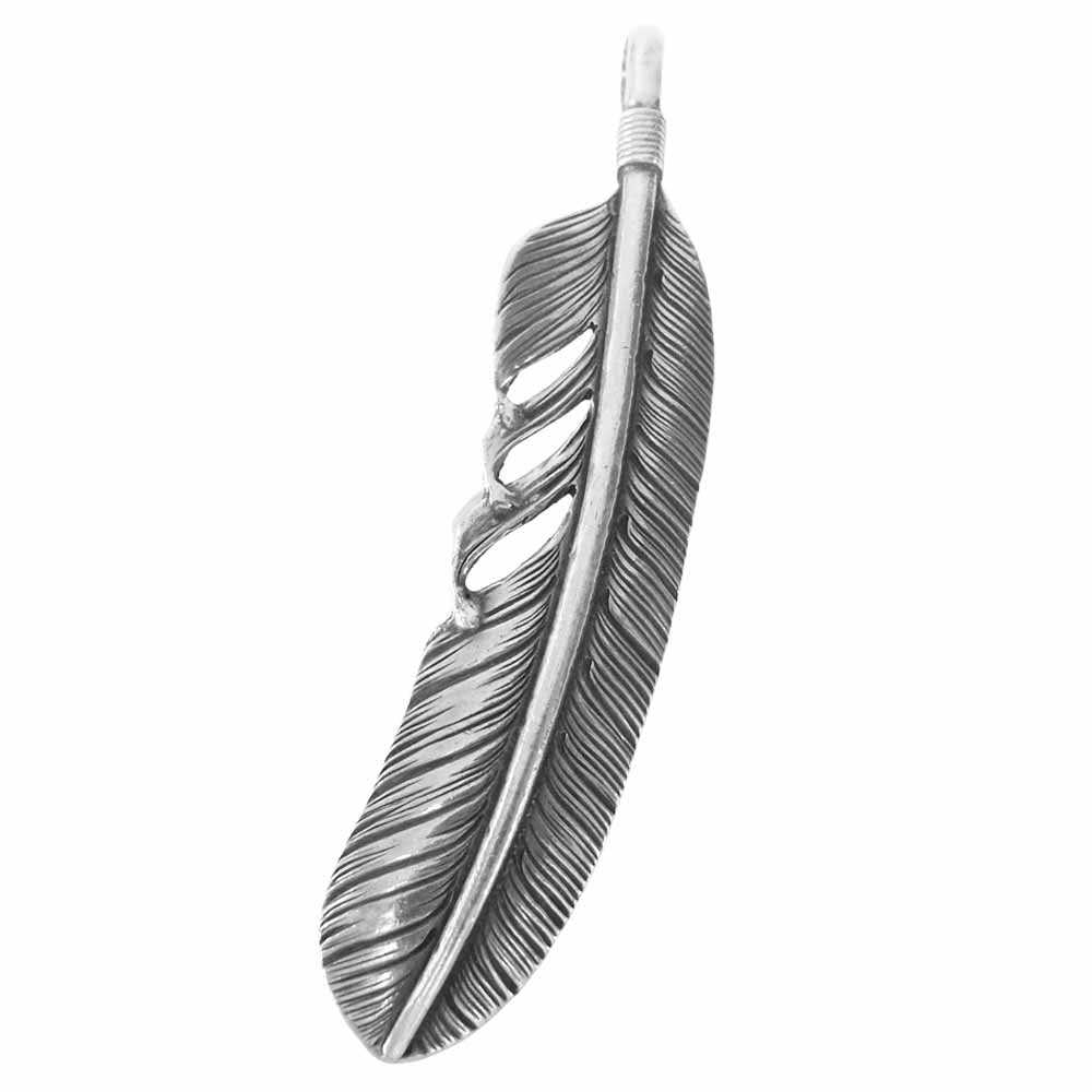 WINGROCK ウィングロック シルバー フェザー ペンダント シルバー系【中古】
