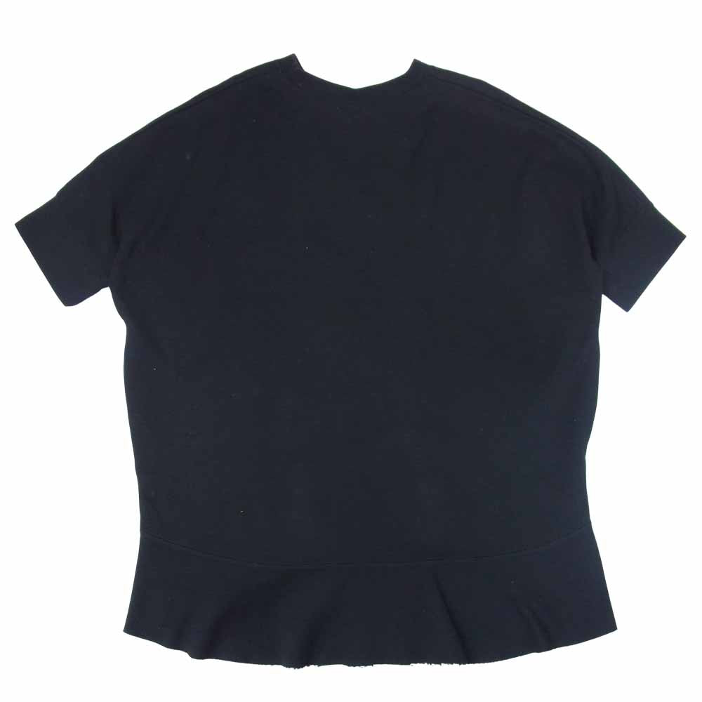クラネ 20SS 18105-1031 PEPLUM OVER LONG TOPS ペプラム オーバー ロング トップス ブラック系 F【中古】