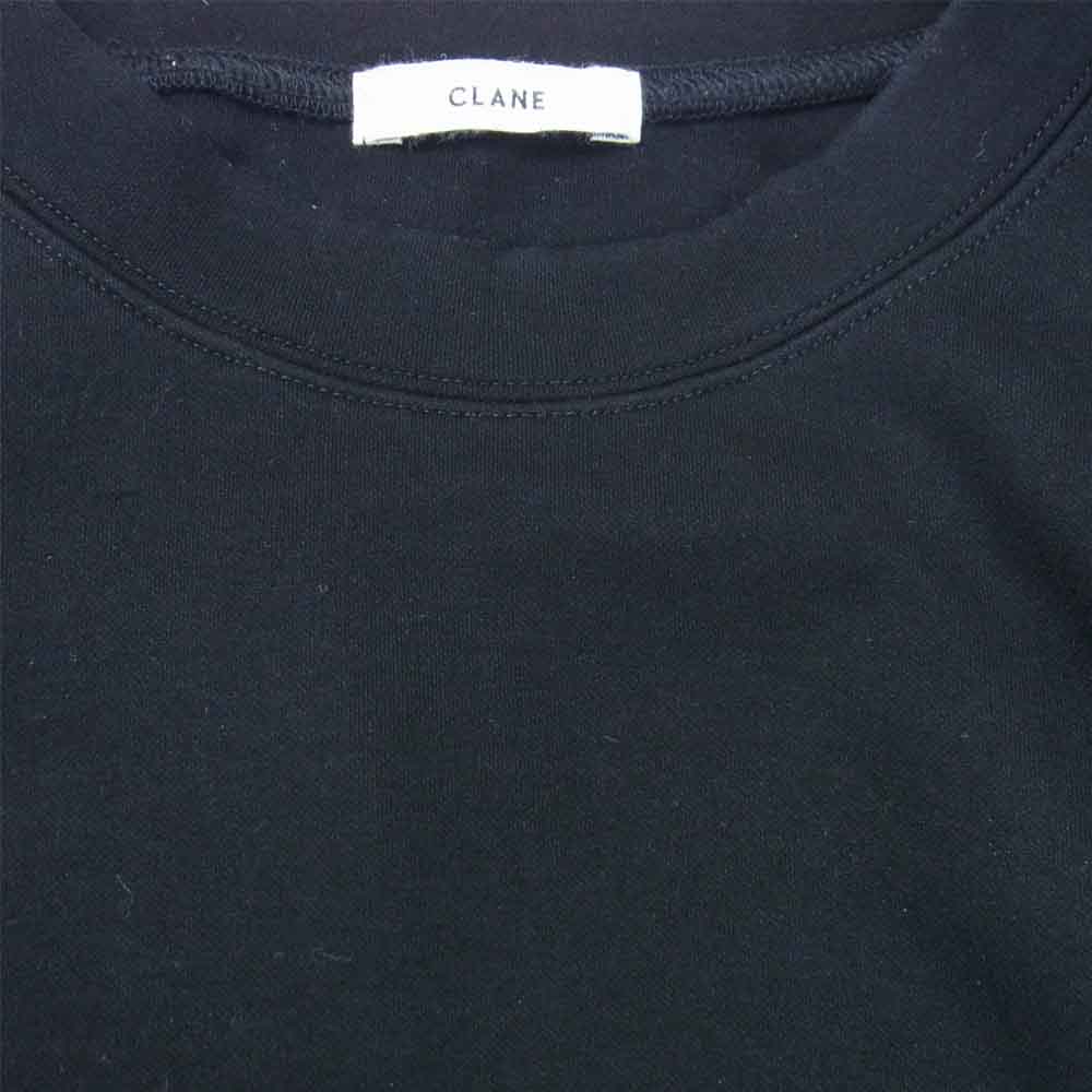 クラネ 20SS 18105-1031 PEPLUM OVER LONG TOPS ペプラム オーバー ロング トップス ブラック系 F【中古】