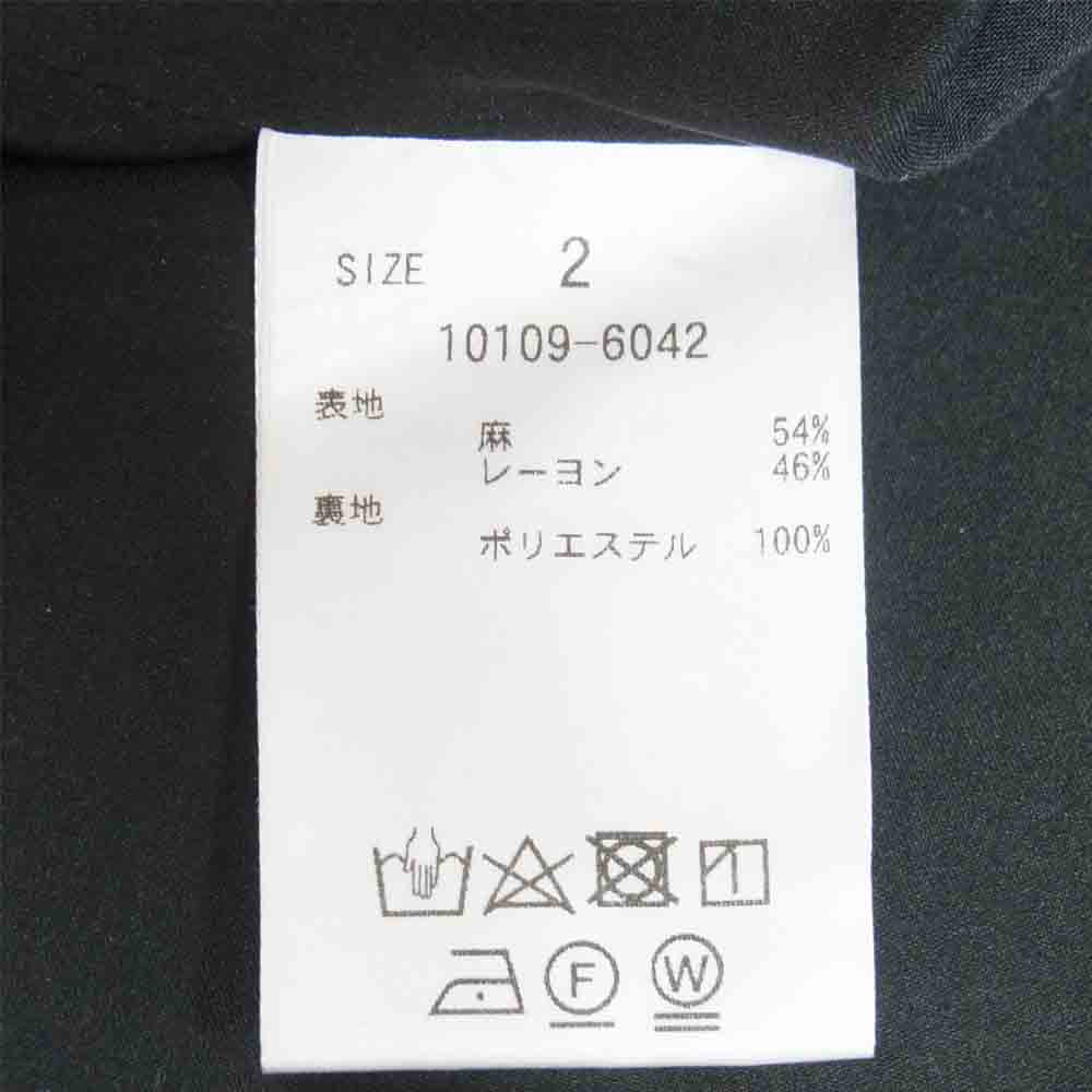 クラネ 21SS 10109-6042 STRAP DEFORM SKIRT デフォーム スカート ブラック系 2【中古】