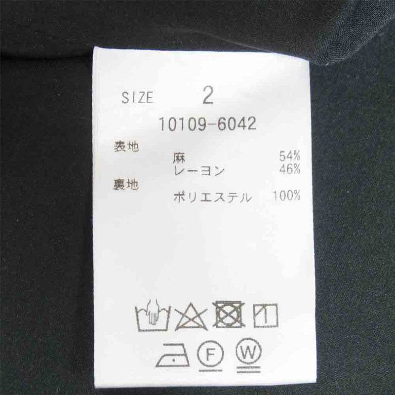 クラネ 21SS 10109-6042 STRAP DEFORM SKIRT デフォーム スカート ブラック系 2【中古】