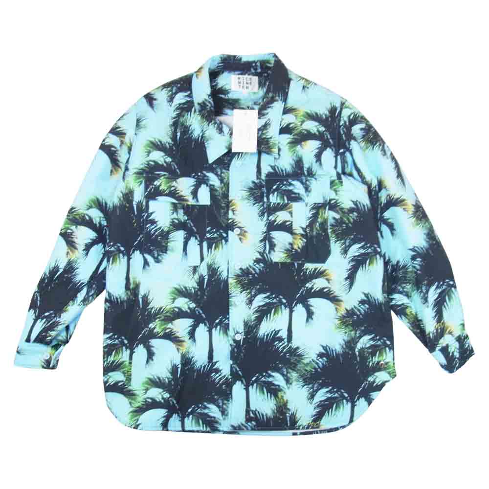 ライスナインテン 20AW SHK-PAD-MIA MIAMI VICE PADDING SHACKET マイアミ シャツジャケット ライトブルー系 1【新古品】【未使用】【中古】