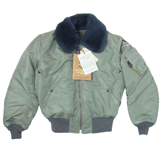 Buzz Rickson's バズリクソンズ BR13872 TYPE-B FLIGHT WEAR CO フライト ジャケット カーキ系 36【新古品】【未使用】【中古】