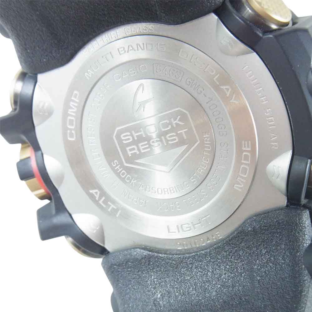 CASIO G-SHOCK カシオ ジーショック GWG-1000GB MUDMASTER マッドマスター タフソーラー ウォッチ ブラック系【新古品】【未使用】【中古】