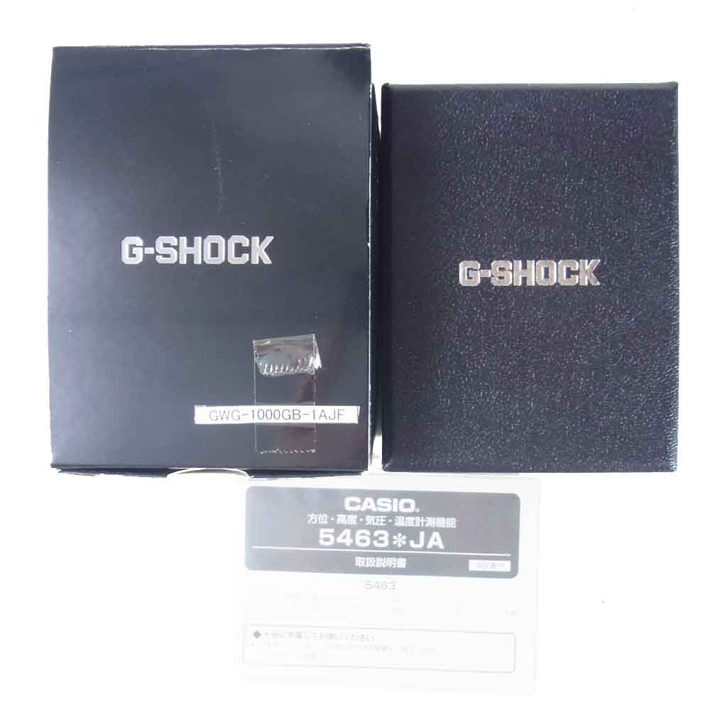 CASIO G-SHOCK カシオ ジーショック GWG-1000GB MUDMASTER マッドマスター タフソーラー ウォッチ ブラック系【新古品】【未使用】【中古】