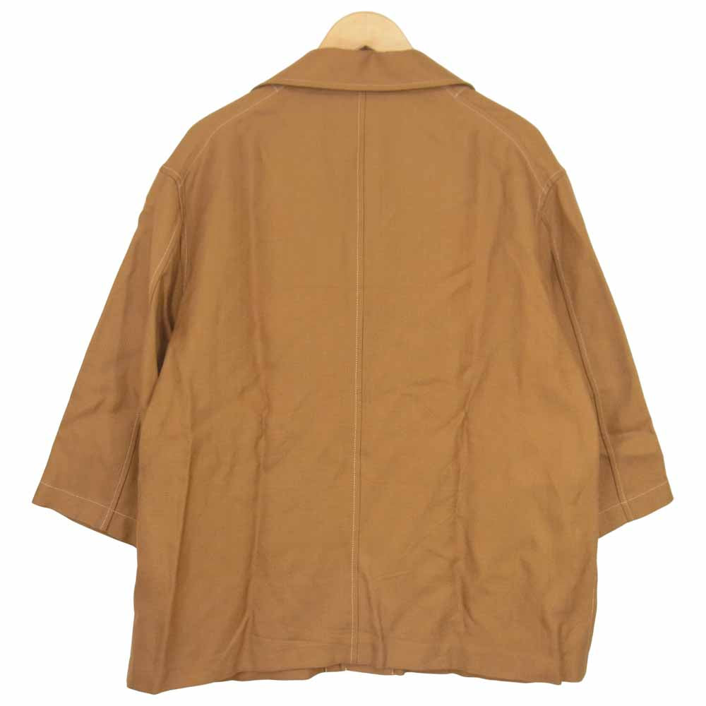 GUCCI グッチ  Z736B 国内正規品 ビスコース シャツ ブラウン系 48【極上美品】【中古】