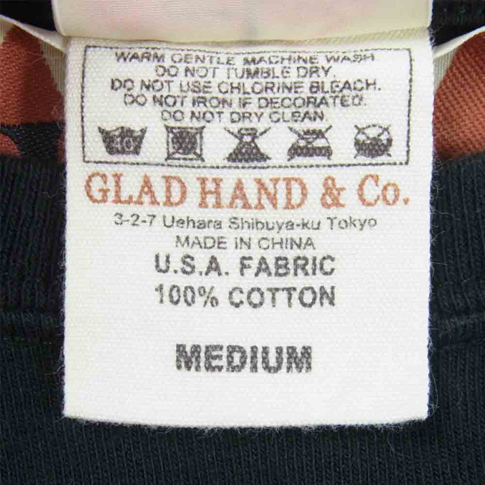 WEIRDO ウィアード GLAD HAND グラッドハンド ロゴ モンスター Tシャツ 半袖 ブラック系 M【中古】