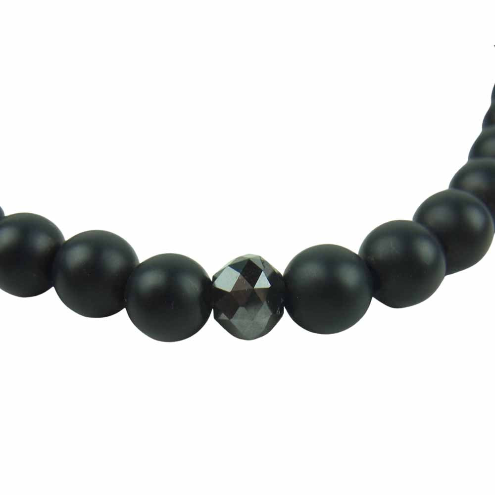 LONE ONES ロンワンズ MF Stone Bracelet EAGLE BEADS SMALL イーグルビーズ 6mm ストーン ブレスレット ブラック系【中古】