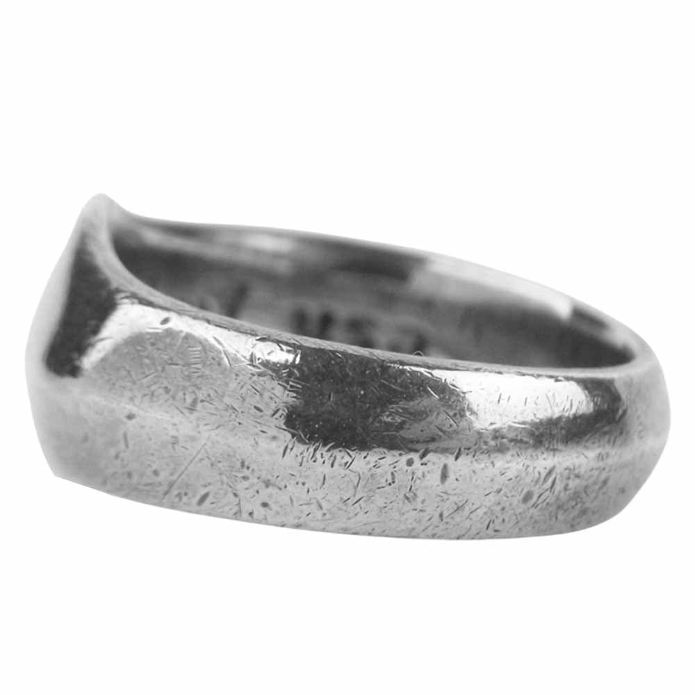 LEONARD KAMHOUT レナードカムホート シルク リング アメリカ製 シルバー系 11号【中古】