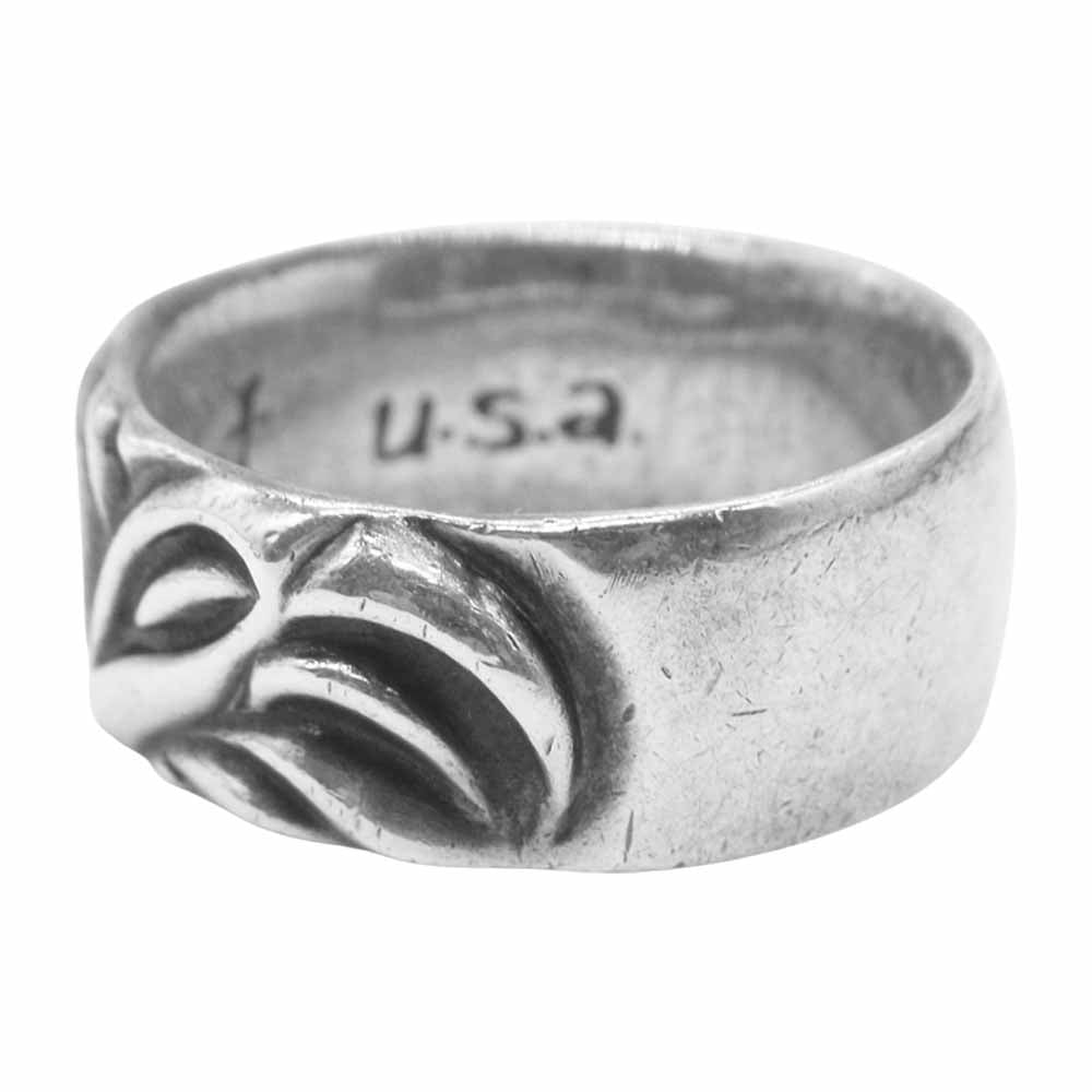 LEONARD KAMHOUT レナードカムホート グロー リング アメリカ製 シルバー系 24号【中古】