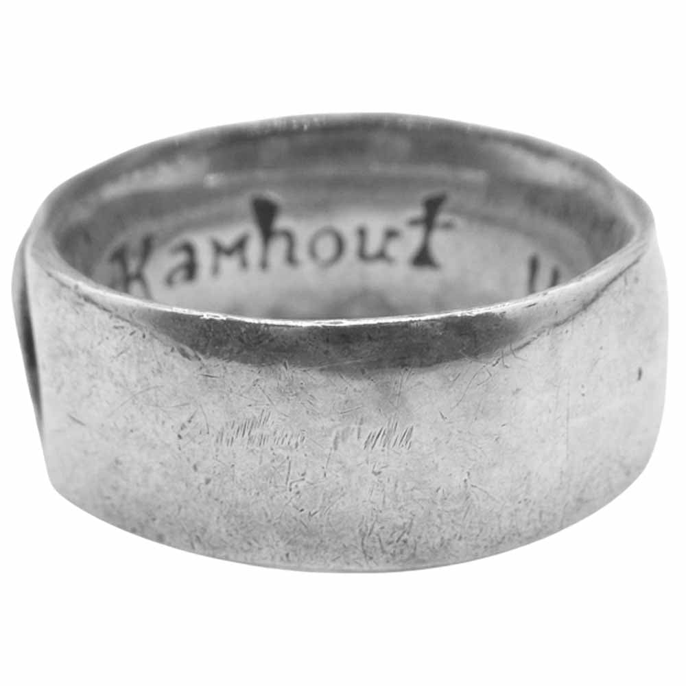 LEONARD KAMHOUT レナードカムホート グロー リング アメリカ製 シルバー系 24号【中古】
