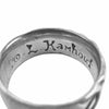LEONARD KAMHOUT レナードカムホート グロー リング アメリカ製 シルバー系 24号【中古】