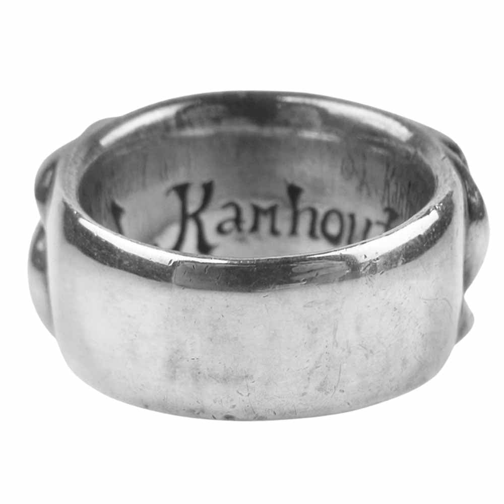 LEONARD KAMHOUT レナードカムホート コスミックユニオン リング アメリカ製 シルバー系 21号【中古】