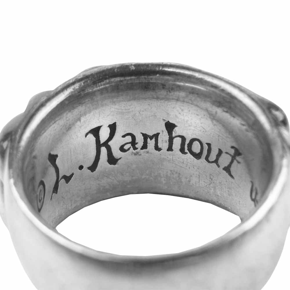 LEONARD KAMHOUT レナードカムホート コスミックユニオン リング アメリカ製 シルバー系 21号【中古】