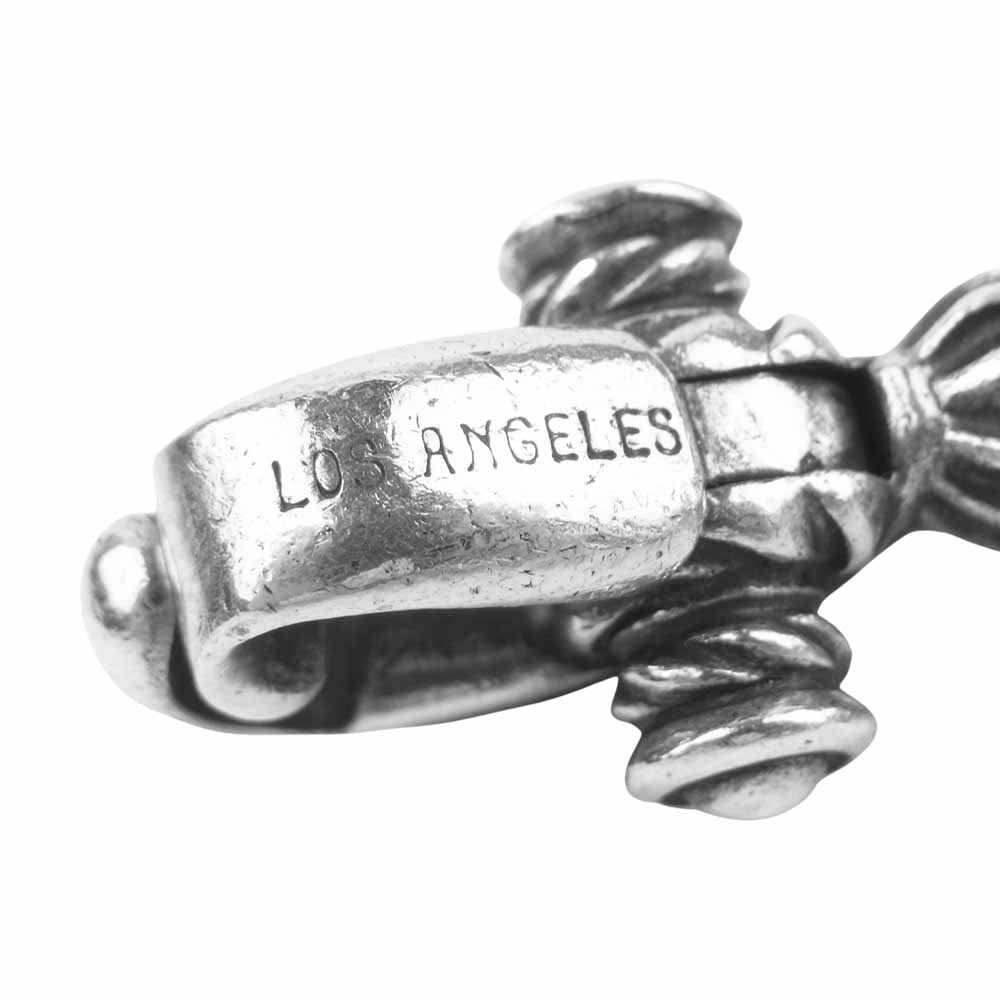 LONE ONES ロンワンズ 販売証明書付属 MF Key Clasp: Swan Clip Large with Crane Bell Medium スワンクリップ キークラスプ L クレーンベル M キーチェーン シルバー系【中古】