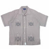 DESCENDANT ディセンダント 19SS PETROGLYPA CUBA SS SHIRT 刺繍 キューバ シャツ グレー系 3【中古】