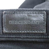 DESCENDANT ディセンダント DIN-4 JEANS 加工 デニム パンツ 日本製 パッチワーク ブラック系 2【中古】