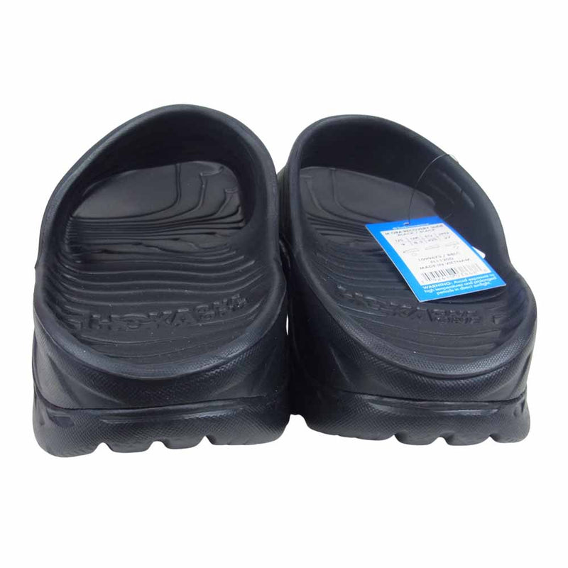 HOKA ONE ONE ホカ オネオネ 1099673 ORA RECOVERY SLIDE オラ リカバリー スライド サンダル 27cm ブラック ブラック系 27㎝【新古品】【未使用】【中古】