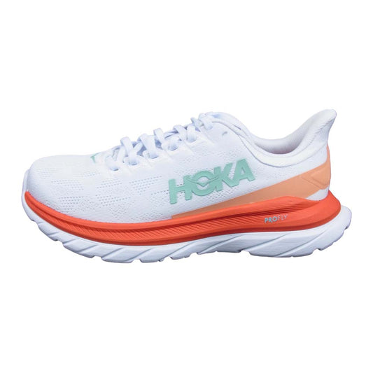 HOKA ONE ONE ホカ オネオネ 1113529 MACH 4 マッハ ホワイト 24.5m ホワイト系 24.5㎝【新古品】【未使用】【中古】