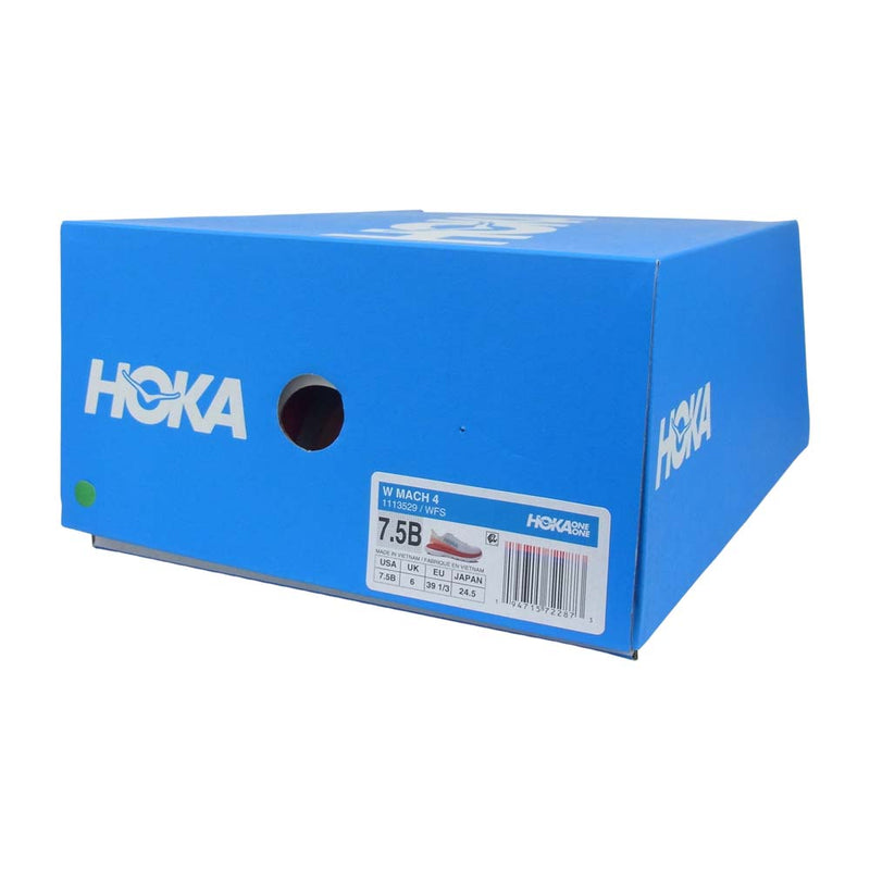 HOKA ONE ONE ホカ オネオネ 1113529 MACH 4 マッハ ホワイト 24.5m ホワイト系 24.5㎝【新古品】【未使用】【中古】