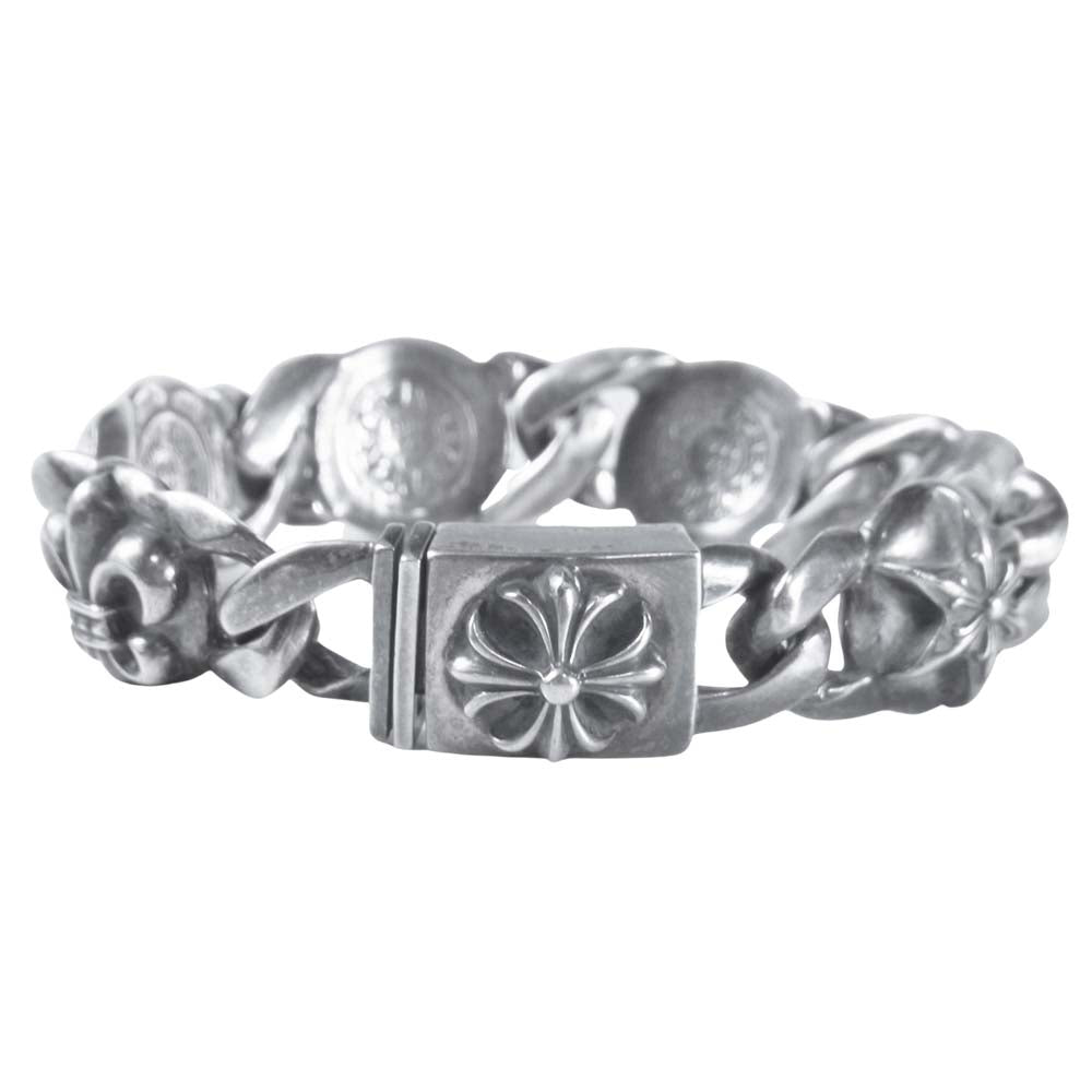 CHROME HEARTS クロムハーツ（原本無） MULTI LINK マルチ 6リンク ブレスレット 925 シルバー系【中古】