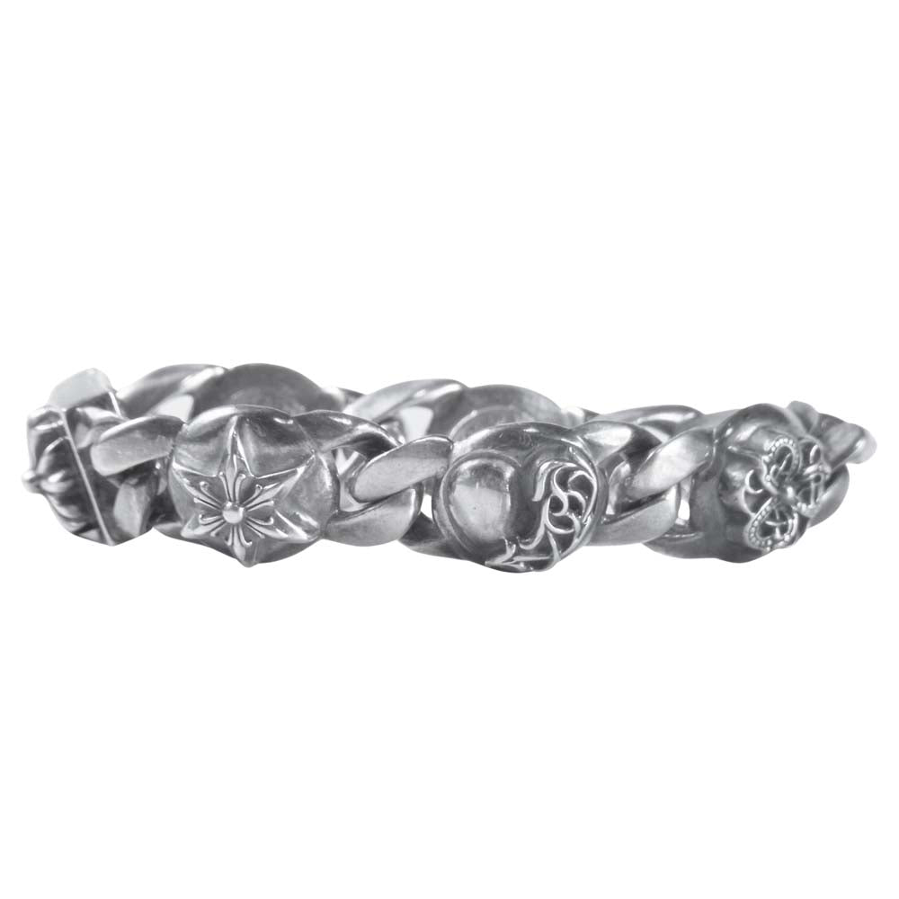CHROME HEARTS クロムハーツ（原本無） MULTI LINK マルチ 6リンク ブレスレット 925 シルバー系【中古】