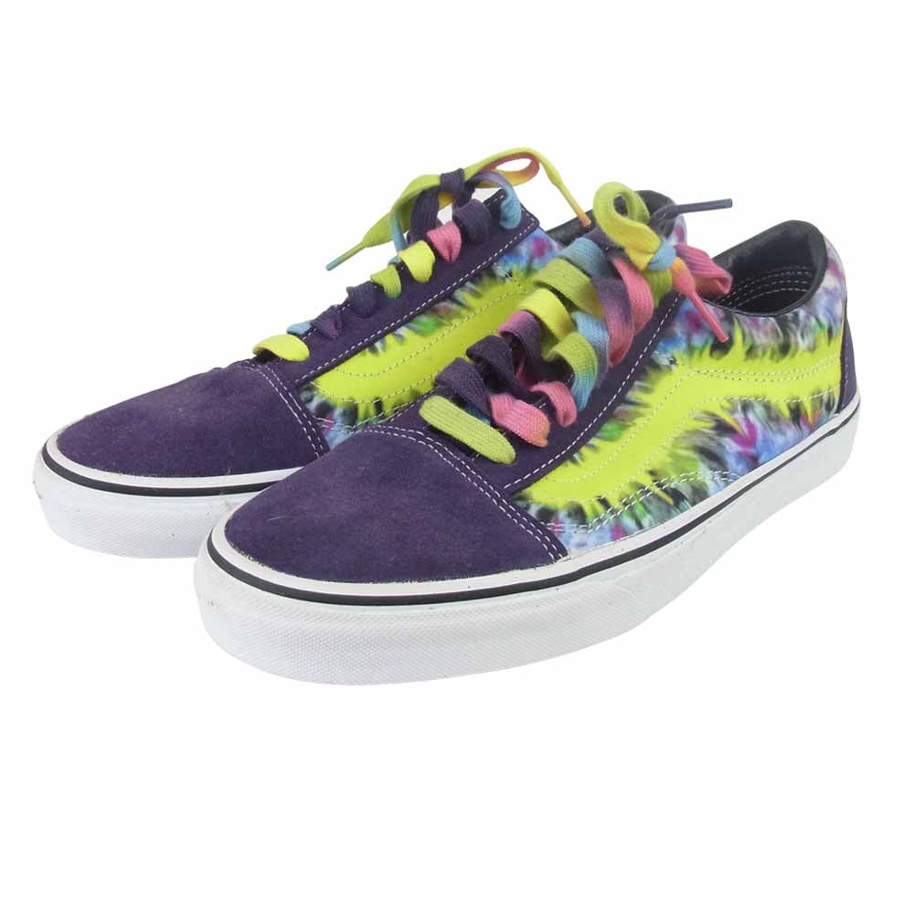 VANS バンズ 141191028 Old Skool 48Acount タイダイ オールドスクール マルチカラー系 27㎝【極上美品】【中古】