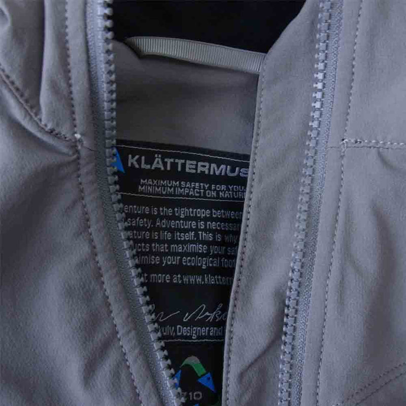 KLATTERMUSEN クレッタルムーセン 103255 Frode Jacket フロード ジャケット グレー系 XS【新古品】【未使用】【中古】