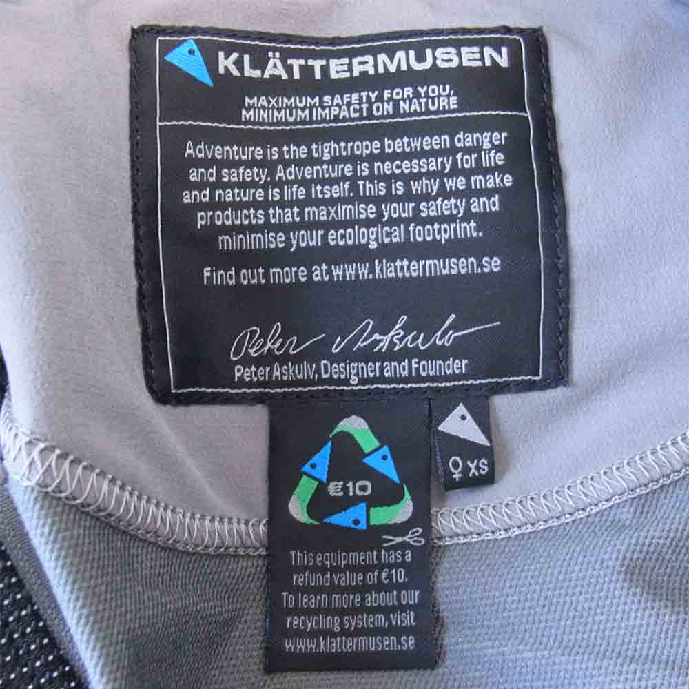 KLATTERMUSEN クレッタルムーセン 103255 Frode Jacket フロード ジャケット グレー系 XS【新古品】【未使用】【中古】