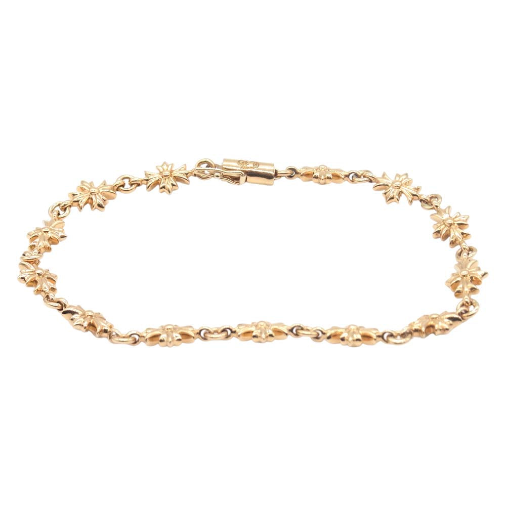CHROME HEARTS クロムハーツ（原本有） 22K タイニーE CHプラス ブレスレット 13リンク ゴールド系【中古】