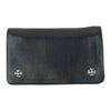 CHROME HEARTS クロムハーツ（原本有） 1ZIP BLK 1ジップ レザー ウォレット ブラック系【中古】