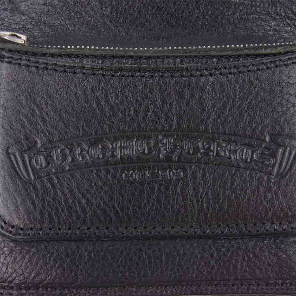 CHROME HEARTS クロムハーツ（原本有） 1ZIP BLK 1ジップ レザー ウォレット ブラック系【中古】