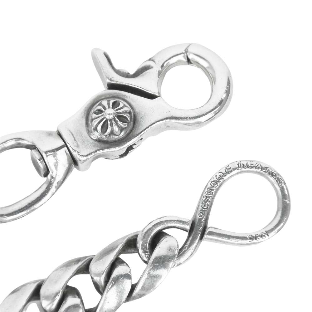 CHROME HEARTS クロムハーツ（原本有） CLASSIC SHORT-S 1クリップ クラシック ショート ウォレットチェーン シルバー系【中古】