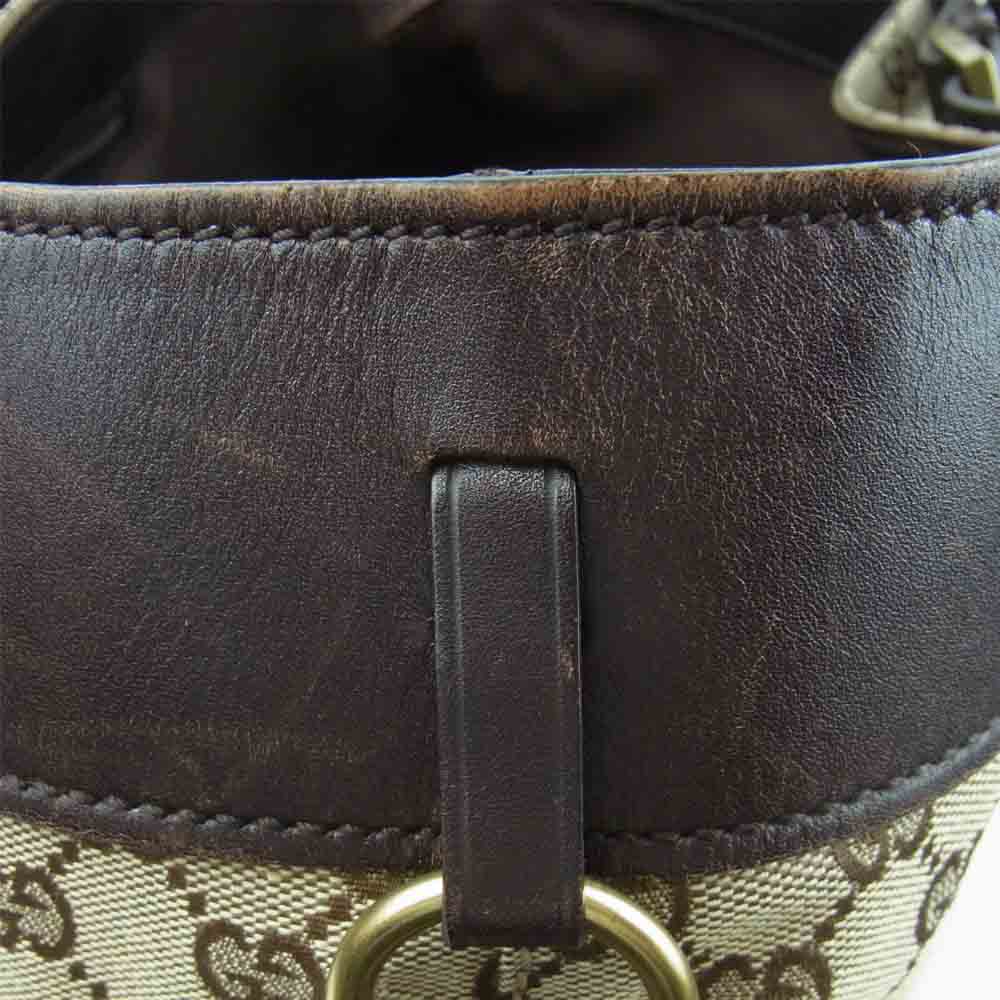GUCCI グッチ 106251 GG キャンバス トートバッグ イタリア製 ブラウン系【中古】