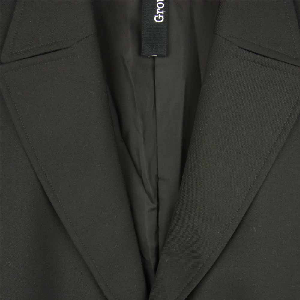 Yohji Yamamoto ヨウジヤマモト GV-C05-100 GroundY T/W ギャバジン ロングジャケット ブラック系 1【美品】【中古】