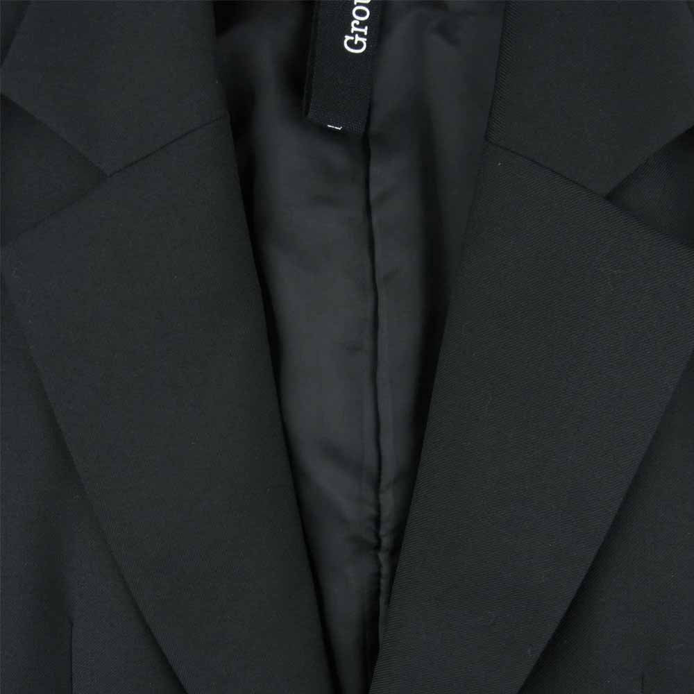 Yohji Yamamoto ヨウジヤマモト GroundY GR-J01-100 T/W Gabardine Two Buttons Single Jacket ギャバジン シングル 2B テーラード ジャケット ブラック系 1【美品】【中古】