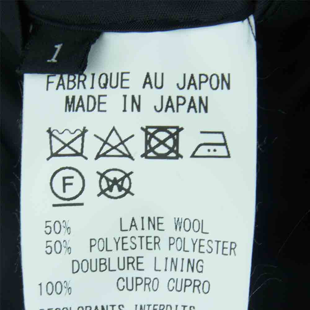 Yohji Yamamoto ヨウジヤマモト GroundY GR-J01-100 T/W Gabardine Two Buttons Single Jacket ギャバジン シングル 2B テーラード ジャケット ブラック系 1【美品】【中古】