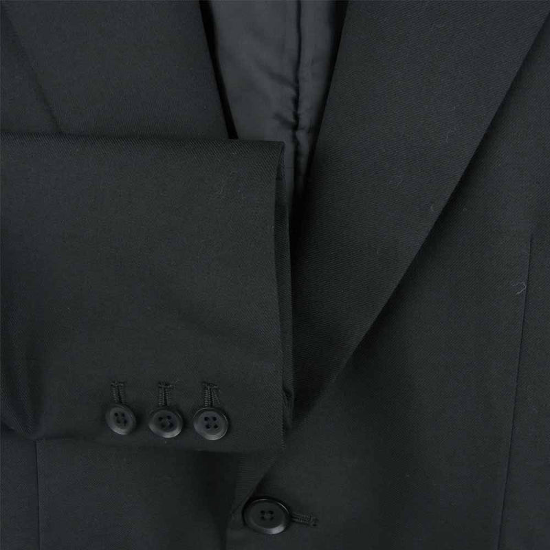 Yohji Yamamoto ヨウジヤマモト GroundY GR-J01-100 T/W Gabardine Two Buttons Single Jacket ギャバジン シングル 2B テーラード ジャケット ブラック系 1【美品】【中古】