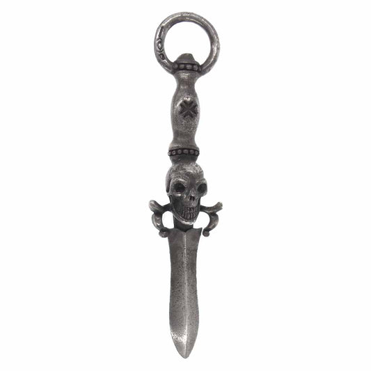 GABOR ガボール 国内正規店販売証明書付属 DAGGER WITH SKULL WITH H.W.O ダガー バターナイフ トップ シルバー系【中古】