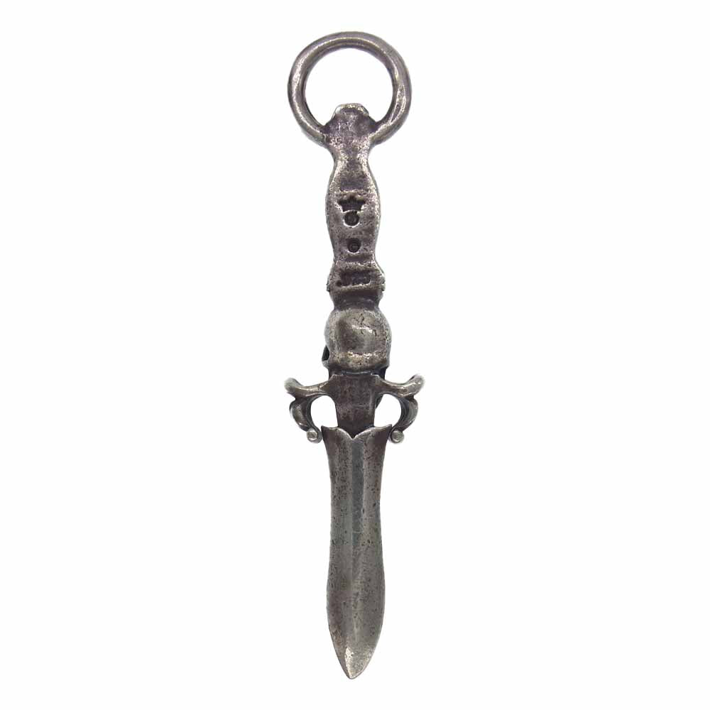 GABOR ガボール 国内正規店販売証明書付属 DAGGER WITH SKULL WITH H.W.O ダガー バターナイフ トップ シルバー系【中古】