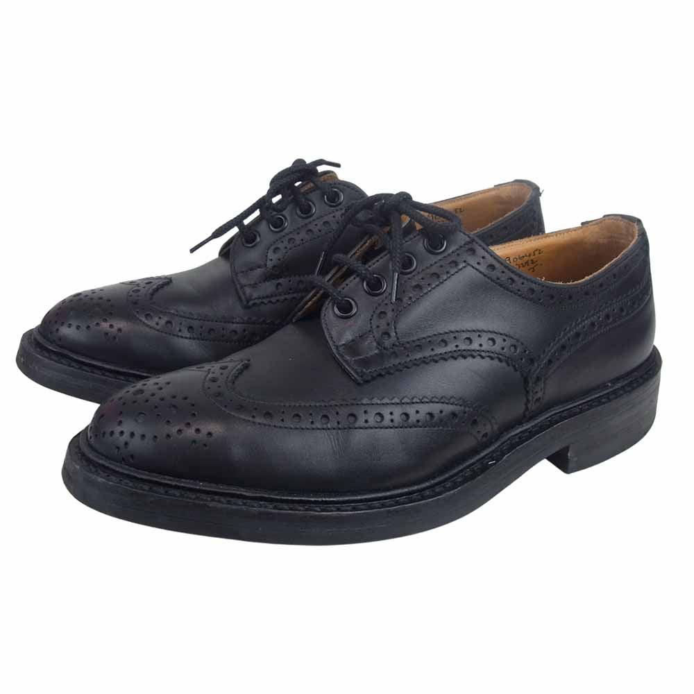 Tricker's トリッカーズ M7292 Bourton バートン ブラック系 7.5【中古】