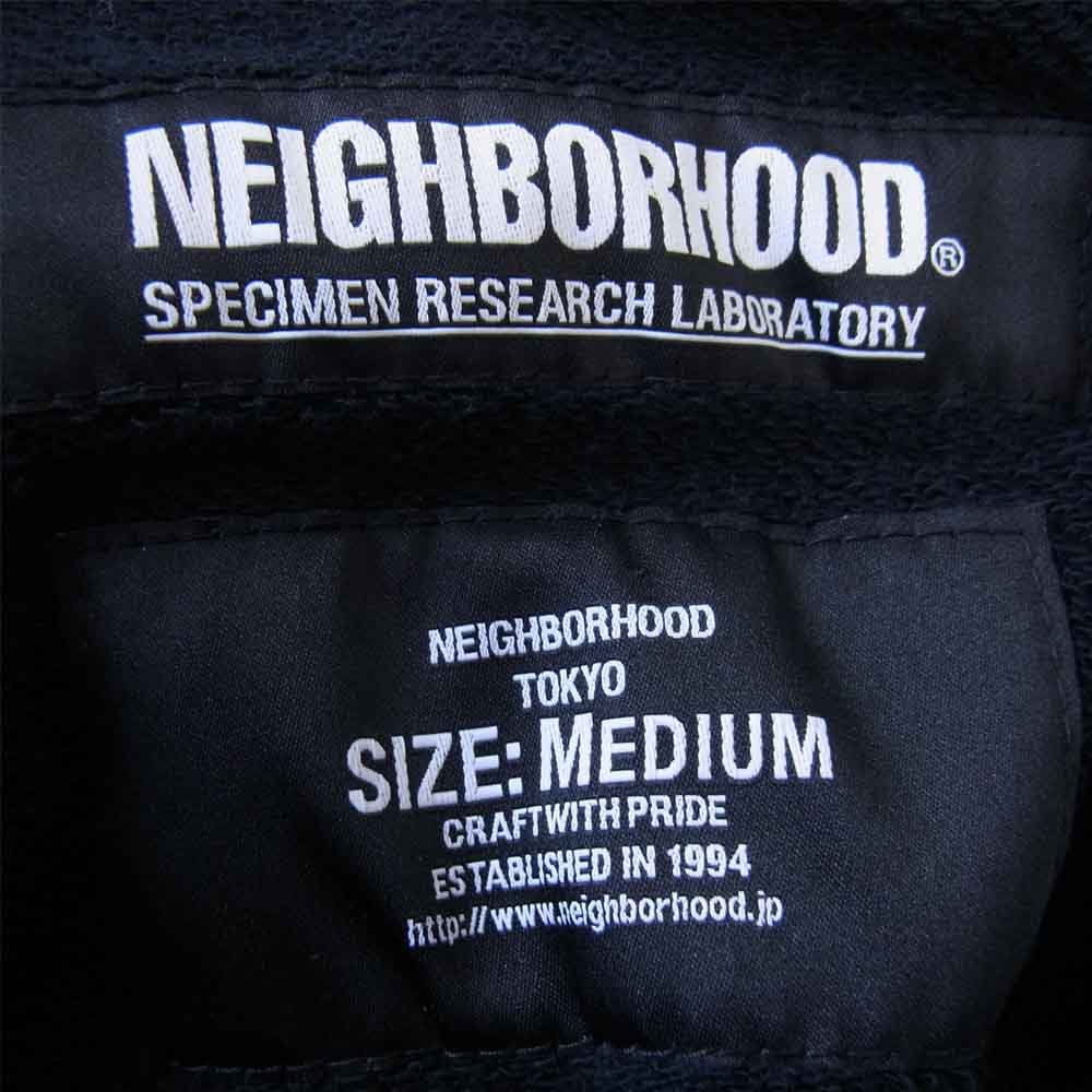 NEIGHBORHOOD ネイバーフッド 92FPNH-CSM10 211000676051 SWT/HOODY SRL.BIO/C-HOODED.LS  スウェット プルオーバー ブラック系 M【中古】