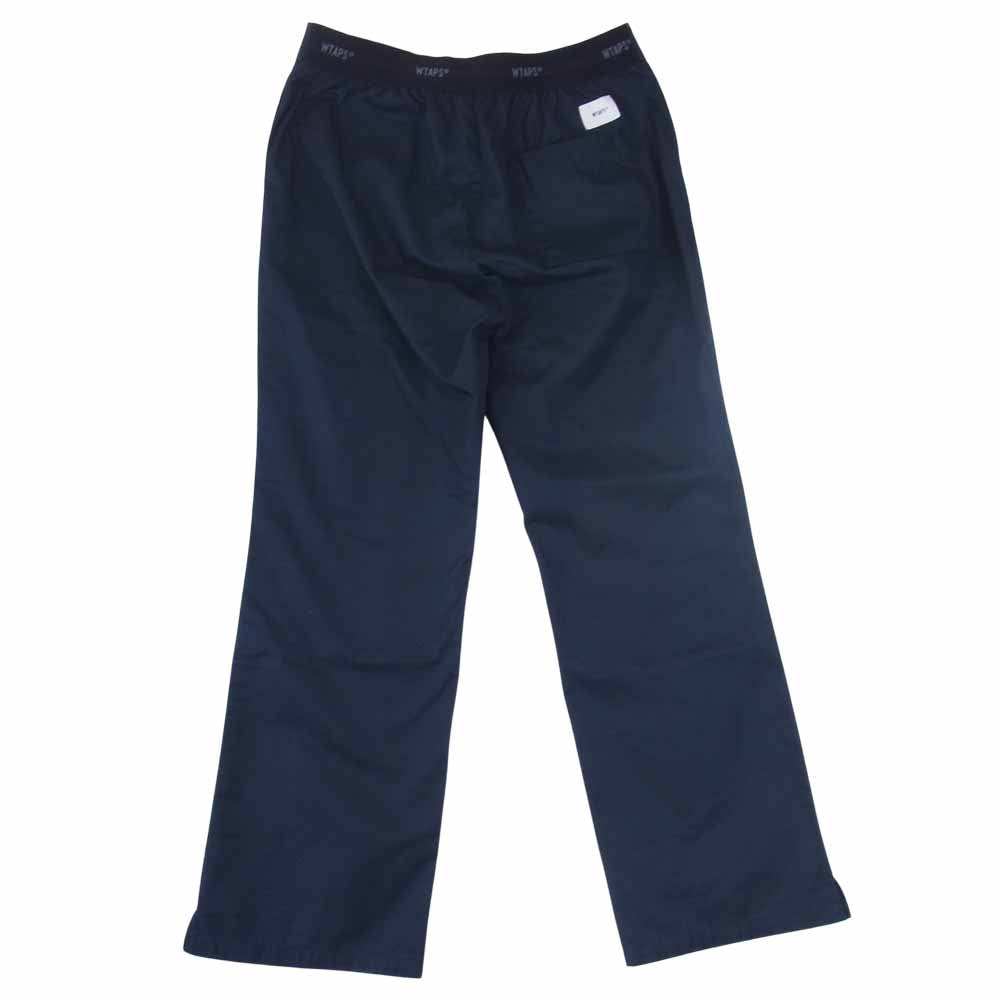 WTAPS ダブルタップス 20SS 201TQDT-PTM01  TROUSERS. COPO. GABARDINE トラウザーズ  ネイビー系 2【中古】