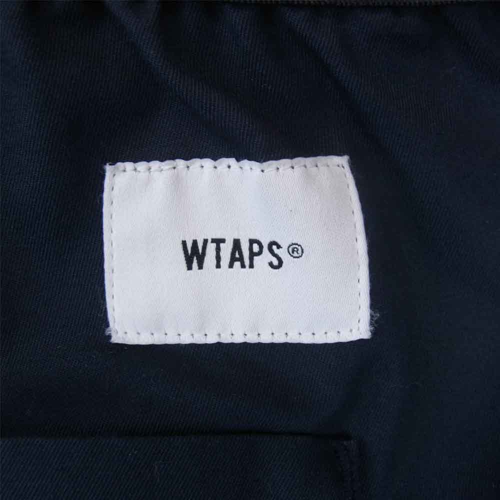 WTAPS ダブルタップス 20SS 201TQDT-PTM01  TROUSERS. COPO. GABARDINE トラウザーズ  ネイビー系 2【中古】