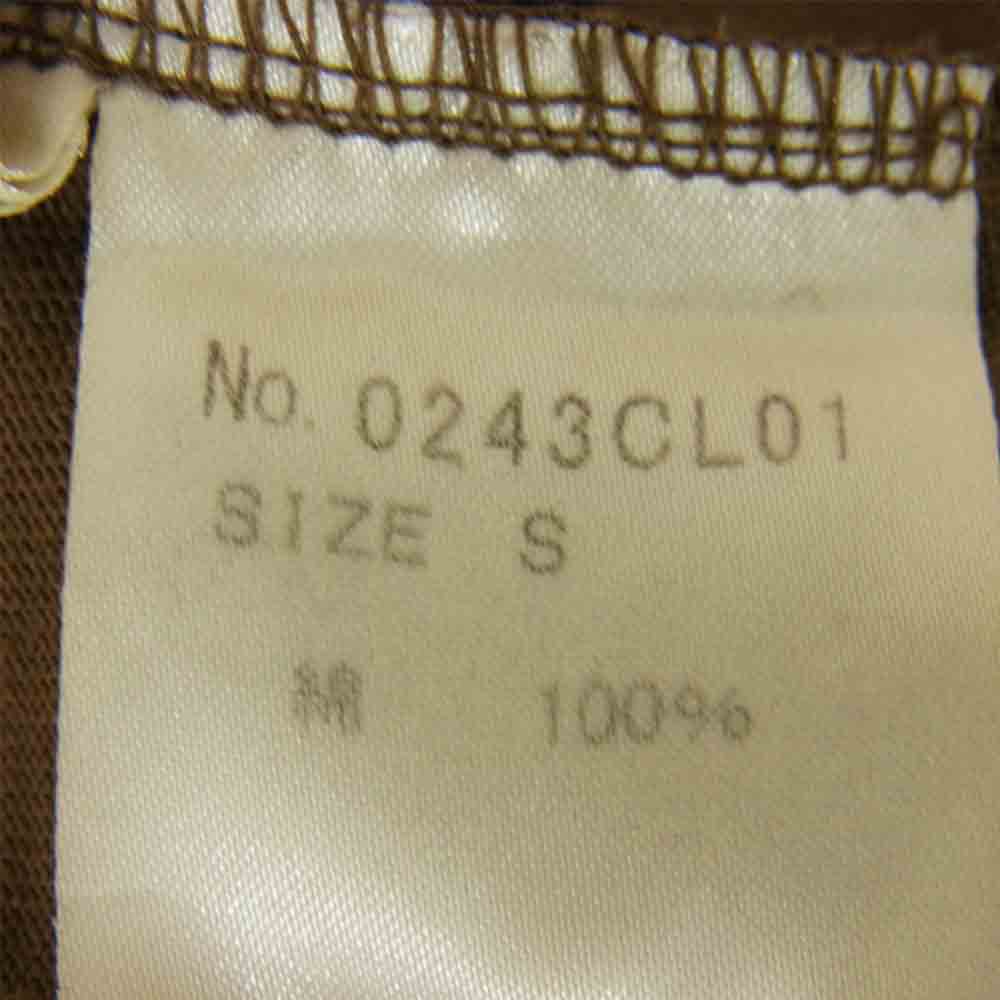 HYSTERIC GLAMOUR ヒステリックグラマー 0243CL01 ガール プリント 長袖 カットソー ブラウン系 S【中古】