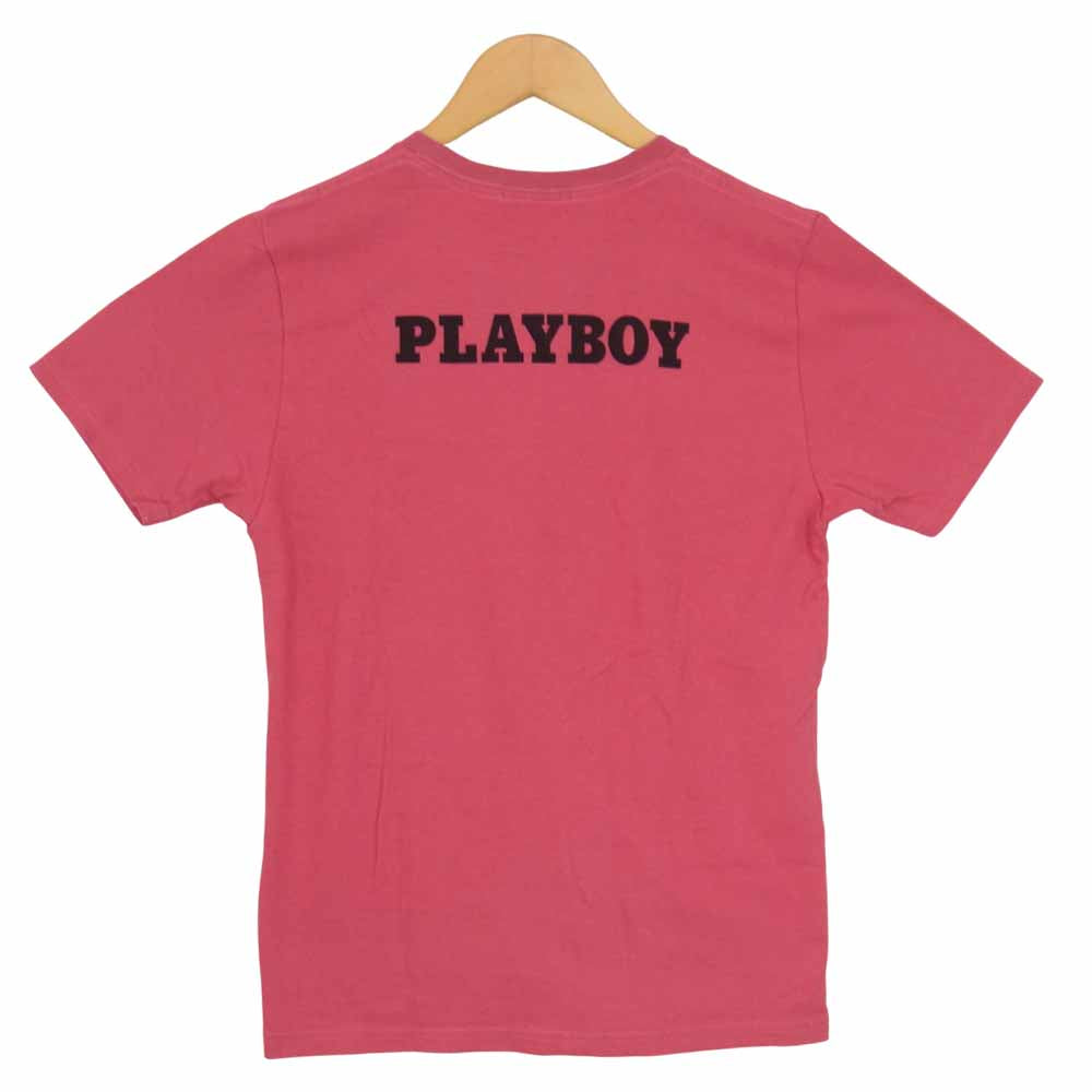 HYSTERIC GLAMOUR ヒステリックグラマー 1281CT05 PLAYBOY プレイボーイ プリント Tシャツ ピンク ピンク系 S【中古】